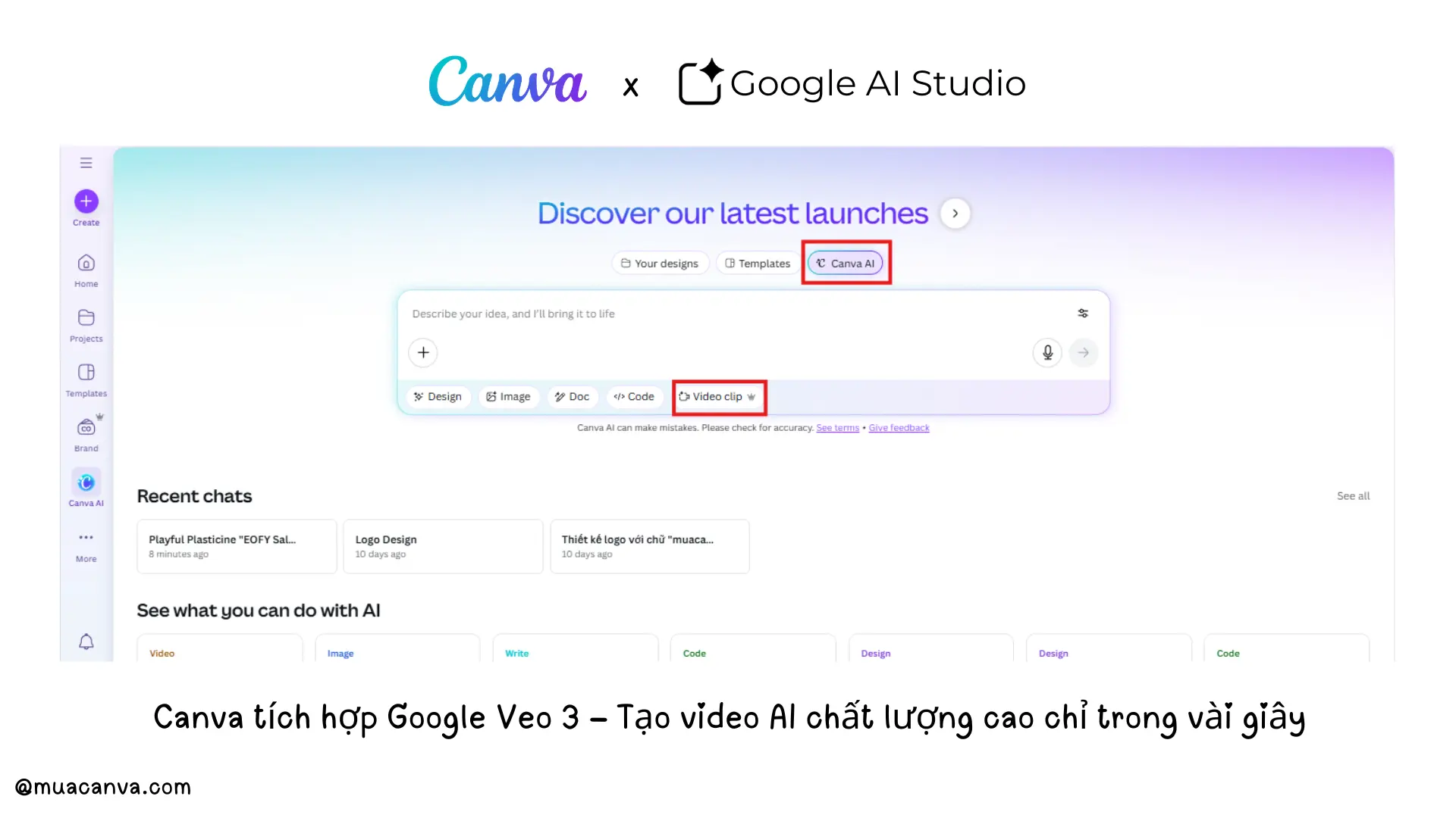 Canva AI tích hợp Google Veo 3 – Tạo video AI chất lượng cao chỉ trong vài giây